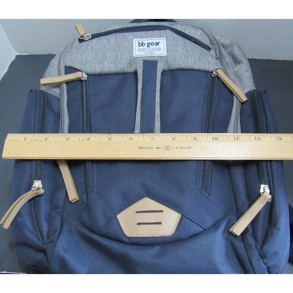 BB Gear‎ Back Pack/Diaper Bag Lots of Room Handle & Adjustable Shoulder Straps